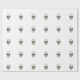 Papel De Regalo Calavera de Azúcar Personalizable