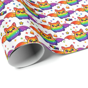 Papel De Regalo Calcetines de tripulación Estallido de murciélago 