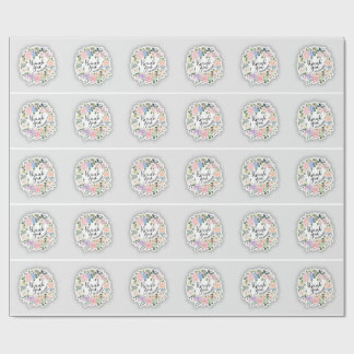 Papel De Regalo Calcomanía de agradecimiento