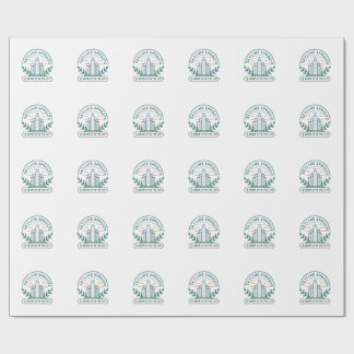 Papel De Regalo Calcomanía de agricultura urbana Skyline Sprouts |