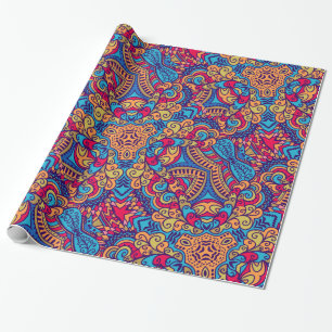 Papel De Regalo Caleidoscopio ideal indio