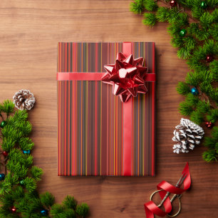 Papel De Regalo Cálido Multicolor - Estilo de Moda - Patrón de Ray