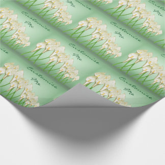 Papel De Regalo Calla Lilies (Blanco)