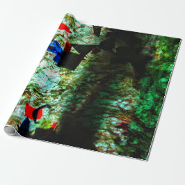 Papel De Regalo Calm blue texture Wrapping Paper,Smooth texture