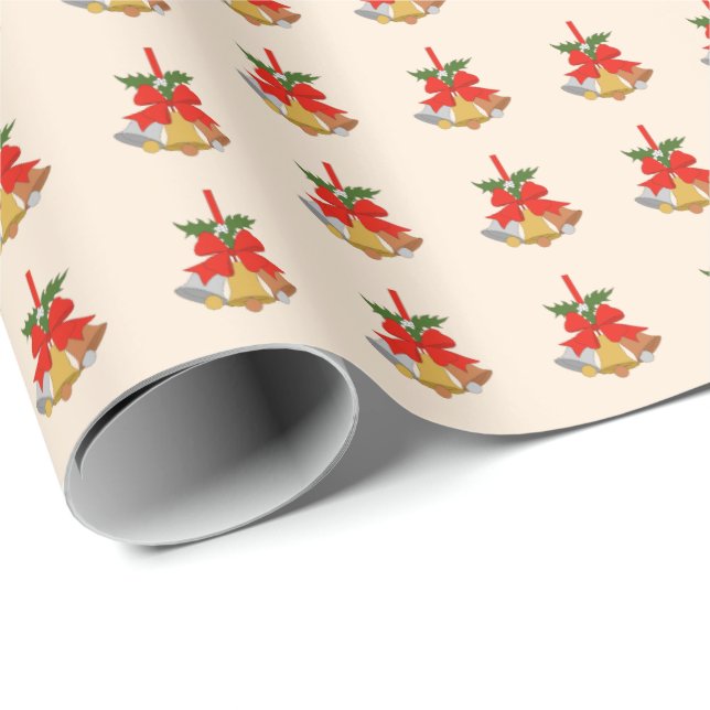 Papel De Regalo Calmar Bells (Esquina del rollo)