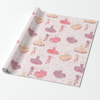 Papel De Regalo Calzado de ballet Tutu y zapatillas Pointe