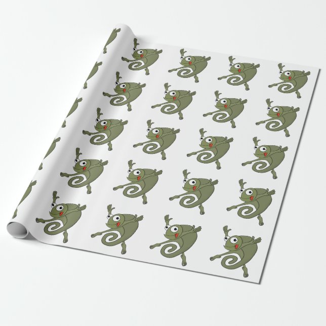 Papel De Regalo Camaleón impresionante (Desenrollado)