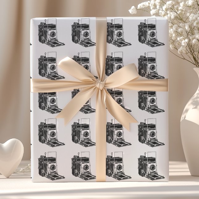 Papel De Regalo Cámara vintage (Subido por el creador)