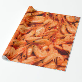 Papel De Regalo Camarón cocinado