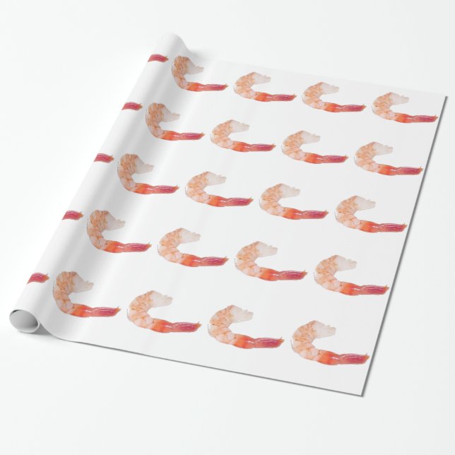 Papel De Regalo Camarón/gamba (Desenrollado)