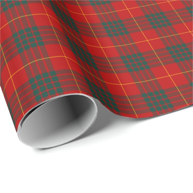 Papel De Regalo Cameron Clan Tartan (Esquina del rollo)