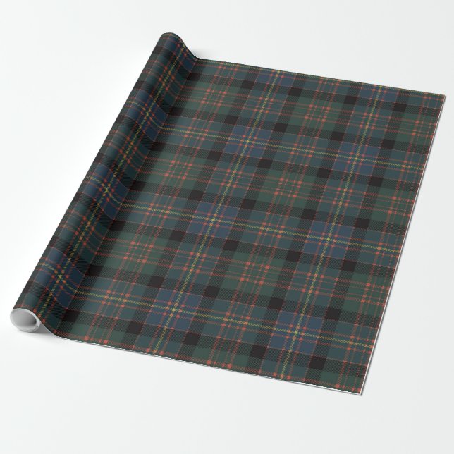 Papel De Regalo Cameron de Erracht Antiguo Escocia Tartán Plaid (Desenrollado)