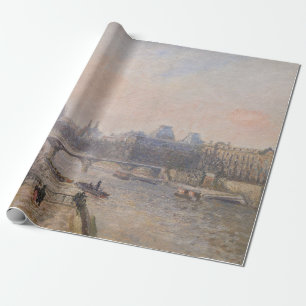 Papel De Regalo Camille Pissarro - El Sena y el Louvre
