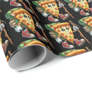 Papel De Regalo Caminata fiesta con pizza de Guay