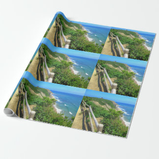 Papel De Regalo Camino de acantilado de la cubierta de maíz