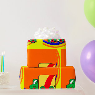Papel De Regalo Camión colorido