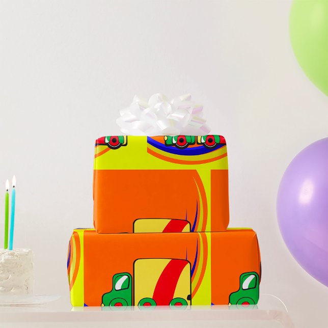 Papel De Regalo Camión colorido (Subido por el creador)
