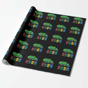 Papel De Regalo Camión de basura Camión niños Camión de recicl