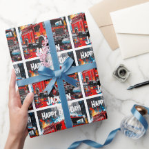 Camión de bomberos en la ciudad