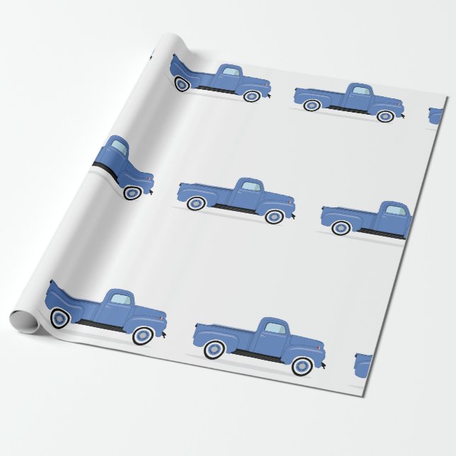 Papel De Regalo Camión de recogida antiguo (Desenrollado)