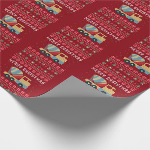Papel De Regalo Camión Navidades feos suéter