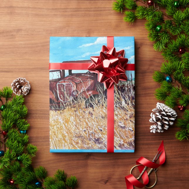 Papel De Regalo Camión sin tiempo (Regalo de vacaciones)