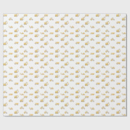 Papel De Regalo Camiones de Volteo de Cumpleaños de Construcción C