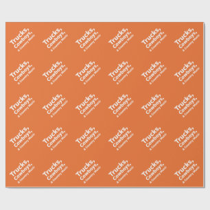 Papel De Regalo Camiones, vaqueros y música country