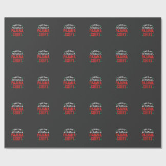 Papel De Regalo Camisa de pijama divertida de Navidad