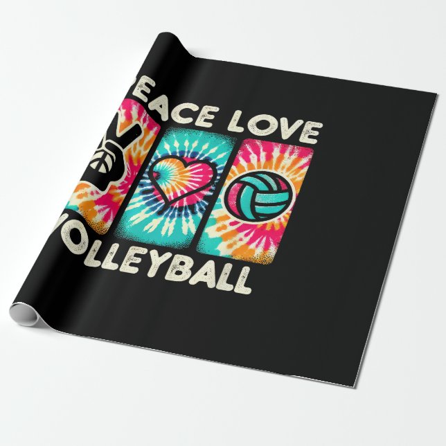 Papel De Regalo Camisas De Voleibol Para Adolescentes Mujeres Chic (Desenrollado)
