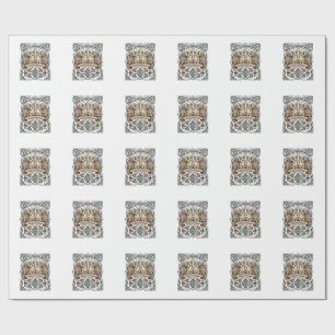 Papel De Regalo Camiseta de Amante de Corgi Grabado Vintage Diseño