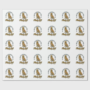 Papel De Regalo Camiseta de Golden Retriever Grabado Vintage Amant