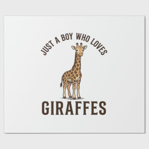 Papel De Regalo Camiseta de grabado vintage de niño que ama las ji