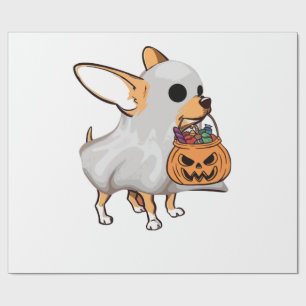 Papel De Regalo Camiseta de Halloween de calabaza fantasma de Chih