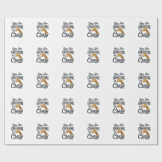 Papel De Regalo Camiseta de jirafa divertida que me está volviendo