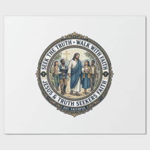 Papel De Regalo Camiseta de nerd de teología apologética de Jesús