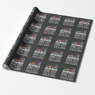Papel De Regalo Camiseta de química científica divertida para nerv