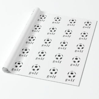 Papel De Regalo Camiseta divertida de fútbol de golf