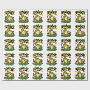 Papel De Regalo Camiseta Divertida de Rana Regalo para Amante de R