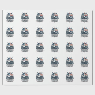 Papel De Regalo Camiseta gráfica vectorial de cabaña de invierno p