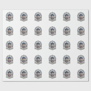 Papel De Regalo Camiseta gráfica vectorial de comedero de pájaros 