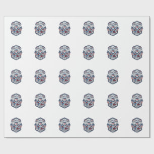 Papel De Regalo Camiseta gráfica vectorial de florista patriota_1