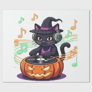 Papel De Regalo Camiseta oversize de Halloween de Dj cat