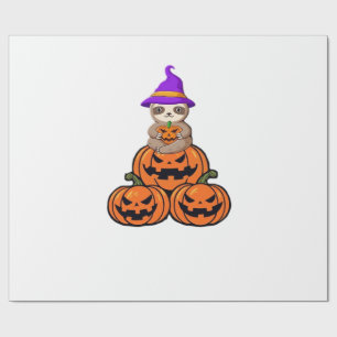 Papel De Regalo Camiseta Premium de Halloween de Perezoso