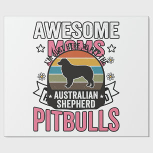 Papel De Regalo Camiseta Vintage de Perro Amante de Australian She