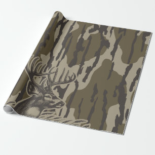 Papel De Regalo Camo de caza de ciervos Whitetail