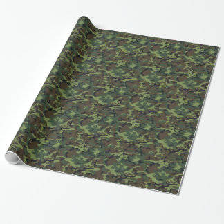 Papel De Regalo Camo del ejército