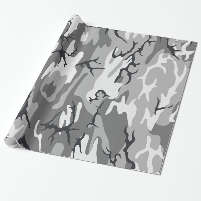 Papel De Regalo Camo urbano (Desenrollado)