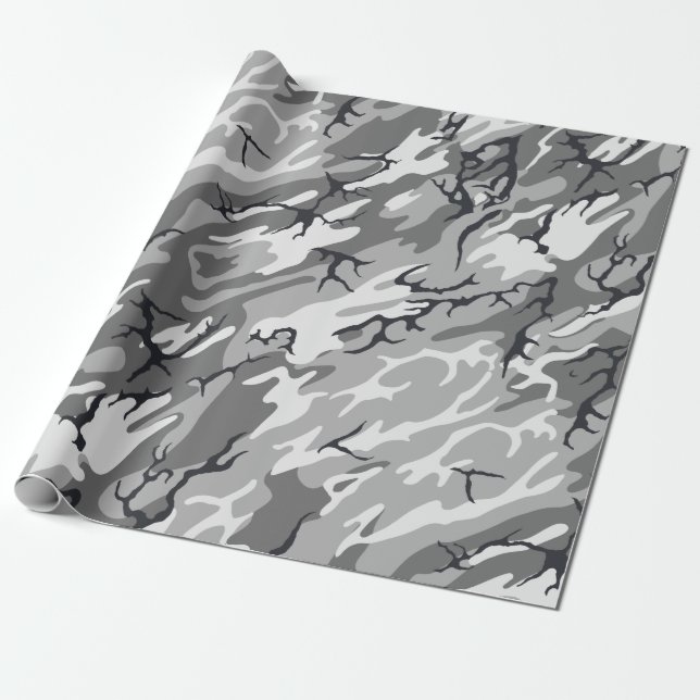 Papel De Regalo Camo urbano (Desenrollado)