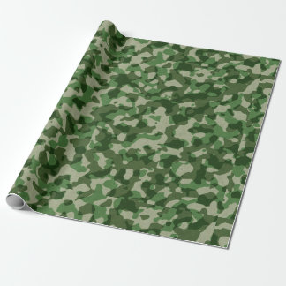 Papel De Regalo Camo verde